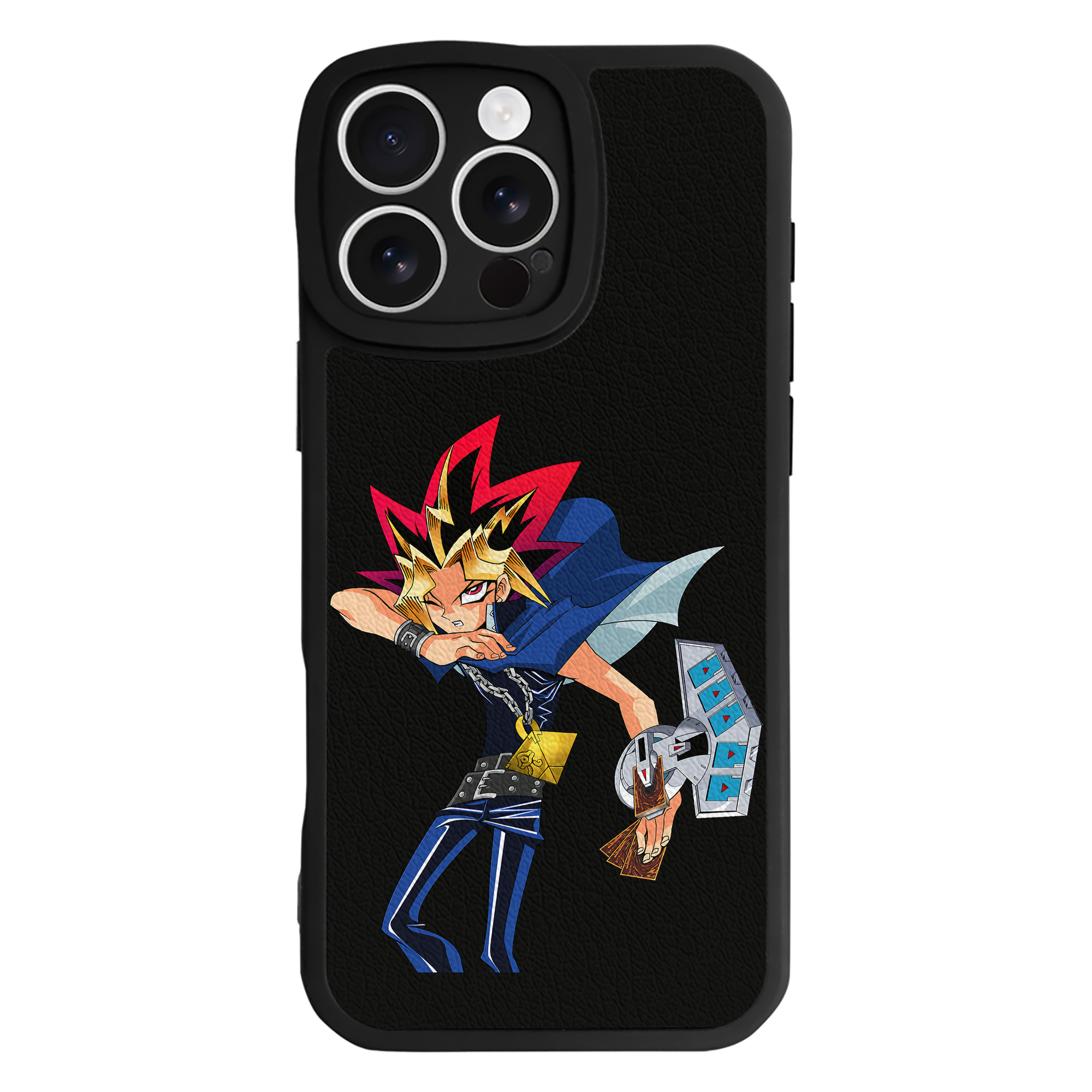 遊☆戯☆王 Yu-Gi-Oh! 【iPhone 16シリーズ対応】シリコンスマホケース（レザー調） 材質：シリコン